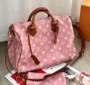 圖片 LV M15243 Speedy P9 Bandoulière 限量系列手袋Pink Sakura櫻花粉