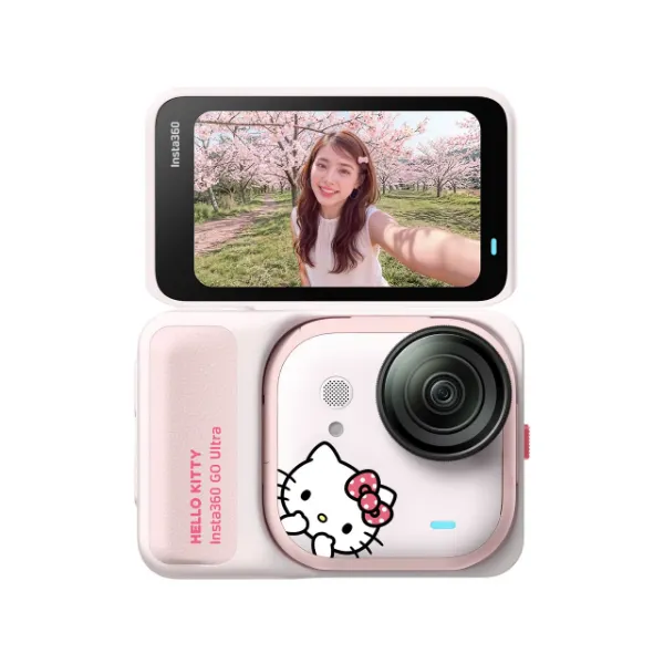 圖片 【Insta360】GO Ultra 4K60fps 迷你拇指運動相機｜Hello Kitty聯名限定套裝