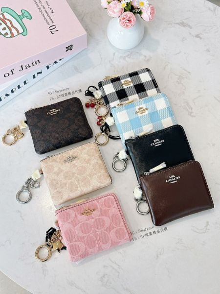 圖片 Coach 新款 L型 拉鍊短夾