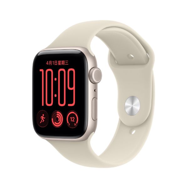 圖片 Apple Watch SE 3（44mm, GPS + 行動網路, 鋁金屬錶殼）
