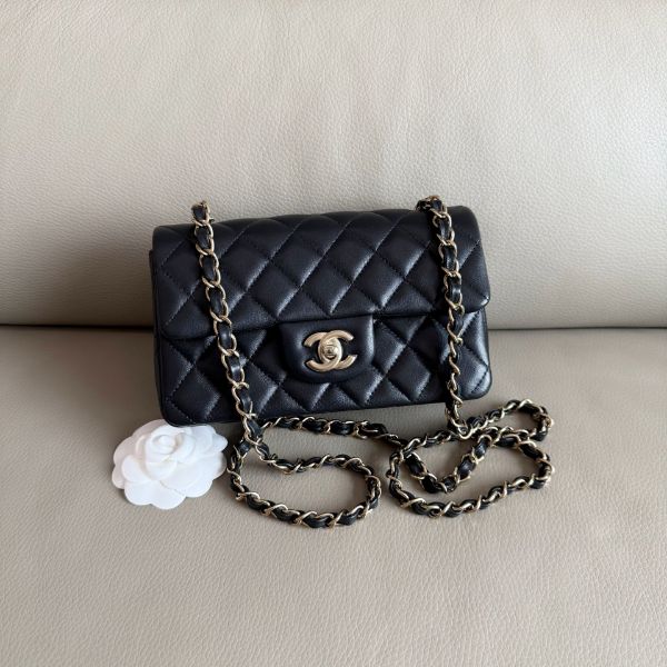 圖片 MY精品 - Chanel 小香 全新 cf20 coco20 大mini 黑金