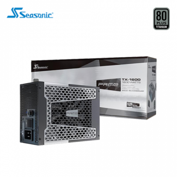 圖片 海韻 PRIME TX-1600 ATX3 (80+鈦金/ATX3.1/PCIe 5.1/全模組/十二年保固)