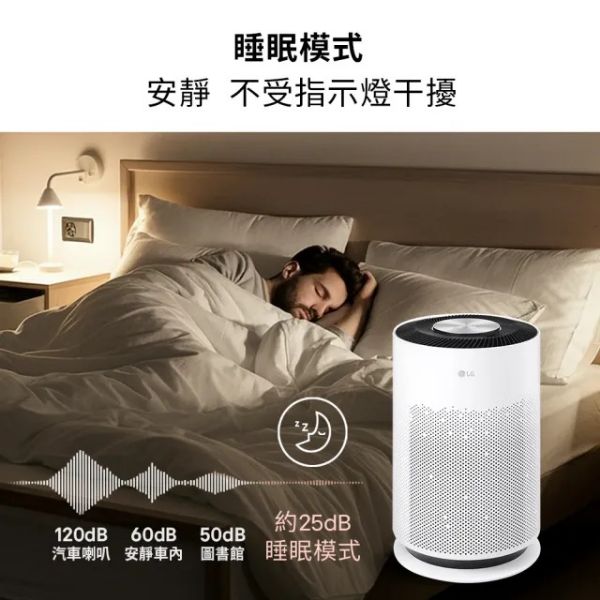 圖片 LG 樂金新革新超淨化大白抗敏空氣清淨機(CADR480/AS601HWG0/PuriCare)