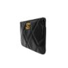 圖片 Chanel 展示品 19 皮穿鍊金雙C logo菱格羊皮手拿包(AP1059-黑)