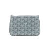 圖片 Goyard Sénat Mini Pouch 帆布一字拉鍊零錢包(灰)