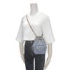 圖片 YSL 展示品 Mini Joe 條紋帆布拼接斜背小水桶包(701631-藍白)