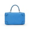 圖片 Hermes 展示品 Maxibox 29 羊皮銀釦手提方包(BLEU藍)