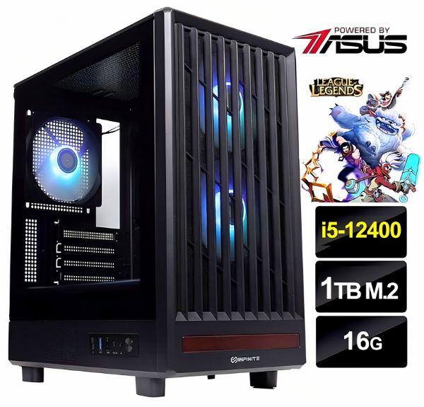 圖片 LOL】全新 六核 I5 華碩 平台 電競 1TB SSD 飇16G 電腦 主機【英雄聯盟 楓之谷 糖豆人