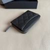 圖片 MY精品 -  Chanel 大ㄇ拉 內拉鏈錢包 黑金