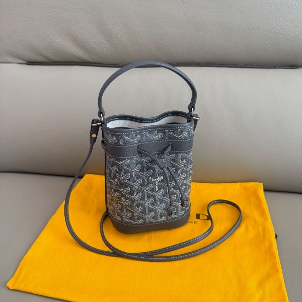 圖片 MY精品 -  goyard mini水桶包 PetitFlot 經典款 灰色