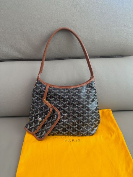 圖片  MY精品 -  goyard mini hobo 棕色