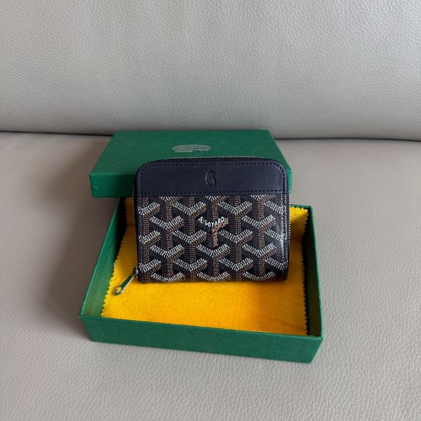 圖片 MY精品 -  goyard 經典大ㄇ拉鏈錢包 黑 送禮🎁
