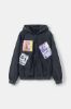 SSSTUFFF Ads Zip Up Jacket ''Black'' 廣告貼布 拉鍊外套 黑色