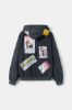 SSSTUFFF Ads Zip Up Jacket ''Black'' 廣告貼布 拉鍊外套 黑色