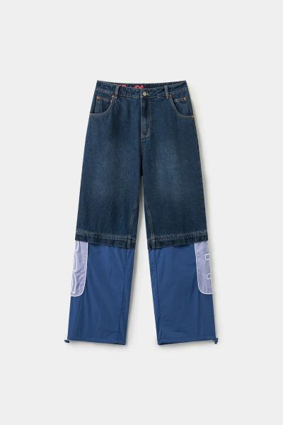 Focus Store SSSTUFFF Hybrid Denim Track Pant ''Blue'' 