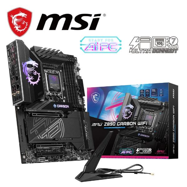 圖片 微星 MSI MPG Z890 CARBON WIFI /Intel Z890/LGA1851/DDR5/ATX/WiFi