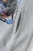 Focus Store  SSSTUFFF Mistery Cats Hoodie "Grey" 