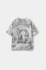 Focus Store SSSTUFFF Full Print Postcard Tee "Grey" 