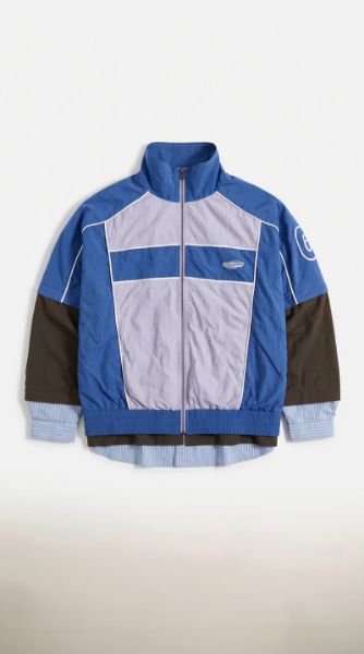 Focus Store SSSTUFFF Detachable Layered Track Top "Purple"
