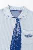 Focus Store SSSTUFFF Tie Knit "Blue" 