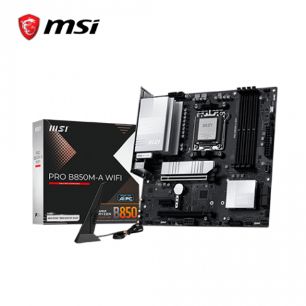 圖片 微星 PRO B850M-A WIFI（M-ATX/5G+Wi-Fi7/8+2+1相）