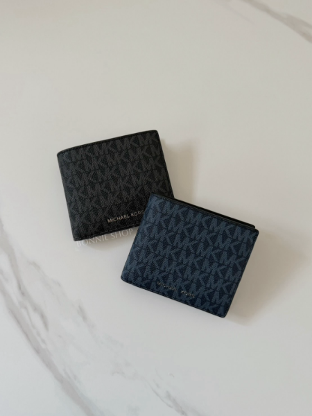 圖片 Michael Kors MK 滿版老花零錢袋短夾