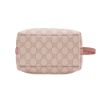 圖片 Gucci 展示品 GG Emblem 帆布拚牛皮水桶二用包(815118-粉)