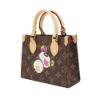 圖片 Louis Vuitton x TM On The Go BB 村上隆聯名帆布限量款迷你托特包(M13668-咖)