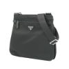 圖片 Prada 再生尼龍銀三角logo扁斜背包(2VH563-黑)