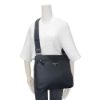 圖片 Prada 再生尼龍銀三角logo扁斜背包(2VH563-黑)
