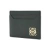圖片 Loewe Anagram 粒紋牛皮金釦四卡卡夾(黑)