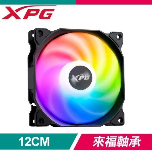 圖片 【威剛 XPG】VENTO 120 ARGB（非PWM） 黑色 單入 12cm機殼風扇