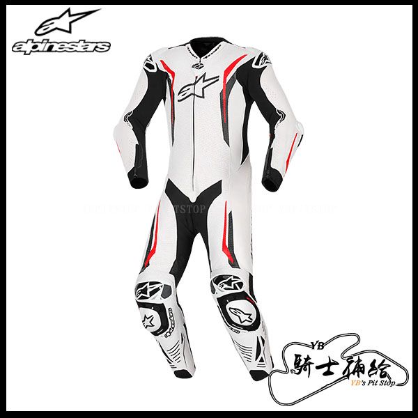 圖片 ALPINESTARS GP TECH V5 1PC 白黑紅 亞洲限定配色 高階款 連身皮衣 A星