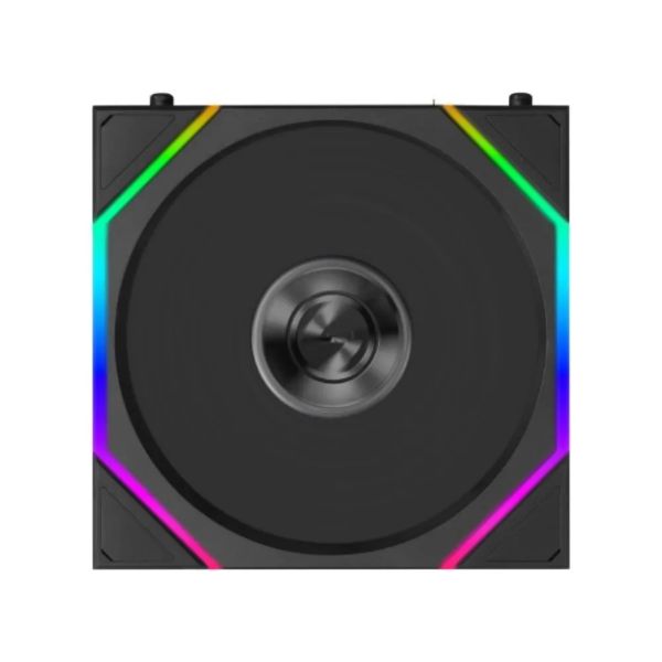 圖片 【聯力 LIAN LI】UNI FAN TL 120 黑色 三入組（含控制器） 12cm ARGB機殼風扇