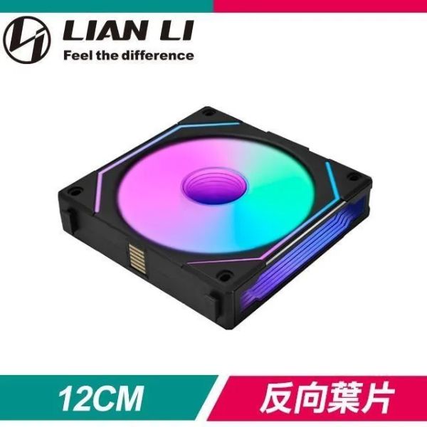 圖片 【聯力 LIAN LI】UNI FAN SL-INF 120 黑色 單入 12cm ARGB機殼風扇
