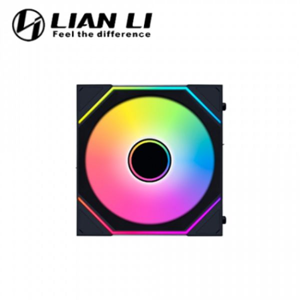 圖片 【聯力 LIAN LI】UNI FAN SL-INF Wireless 120 黑色 單入 12cm ARGB機殼風扇