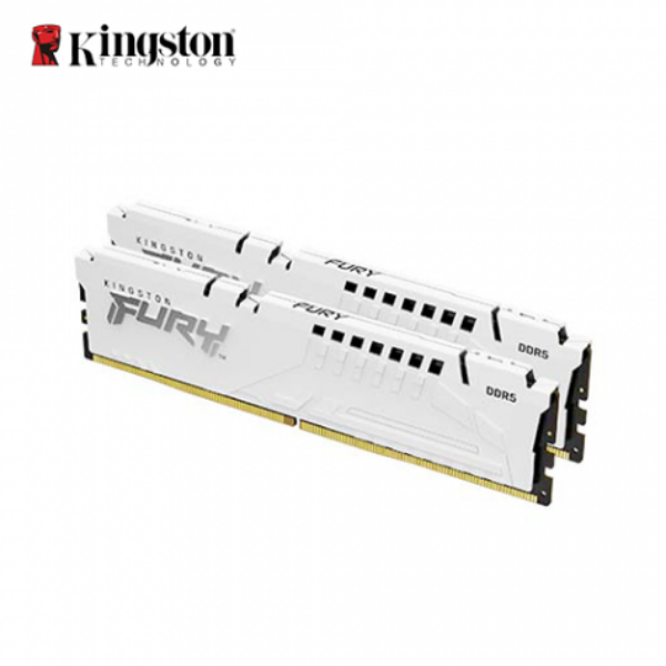 圖片 金士頓 Kingston FURY Beast DDR5-6000 CL30 32GB(16G×2) 白