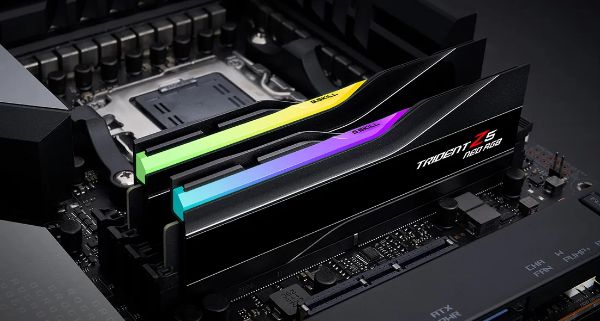 圖片 芝奇 G.SKILL Trident Z5 Neo RGB 焰鋒戟 DDR5-7200 CL34 32GB(16G×2) 黑