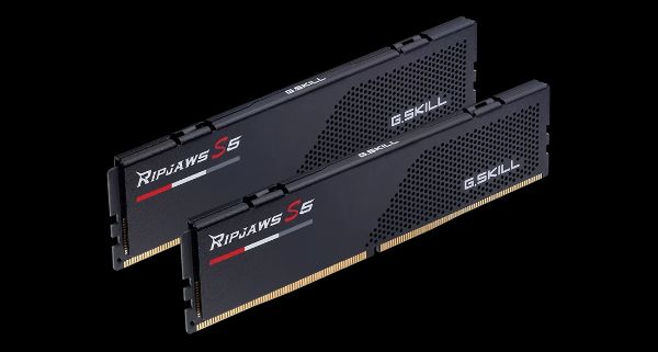 圖片 芝奇 G.SKILL Ripjaws S5 焰刃 DDR5-6000 CL36 64GB(32G×2) 黑
