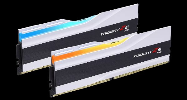 圖片 芝奇 G.SKILL Trident Z5 RGB 幻鋒戟 DDR5-6000 CL30 64GB(32G×2) 白