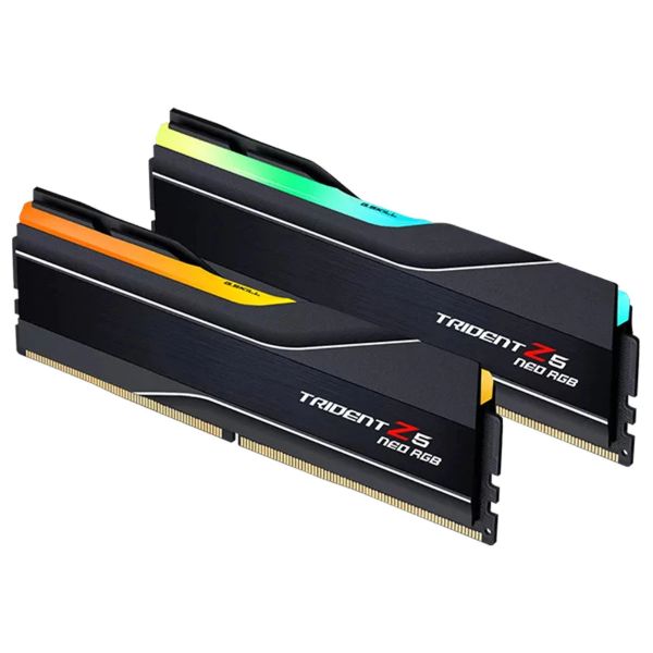 圖片 芝奇 G.SKILL Trident Z5 Neo RGB 焰鋒戟 DDR5-6000 CL34 128GB(64G×2) 黑