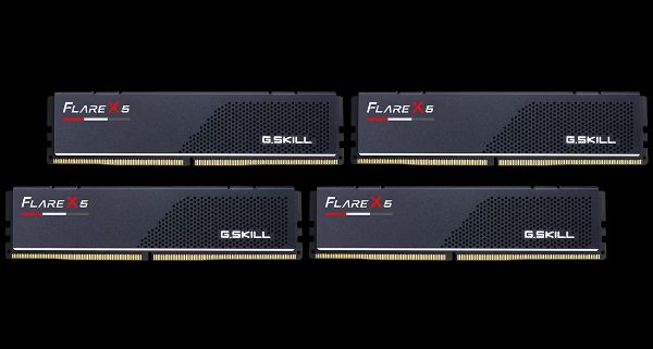 圖片 芝奇 G.SKILL Flare X5 烈焰槍 DDR5-6000 CL34 256GB(64G×4) 黑
