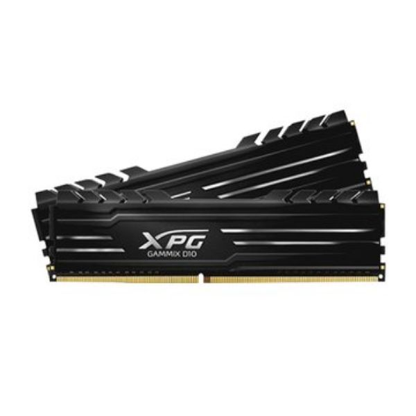 圖片 威剛 ADATA XPG GAMMIX D10 DDR4-3200 CL16 32GB(16G×2) 黑