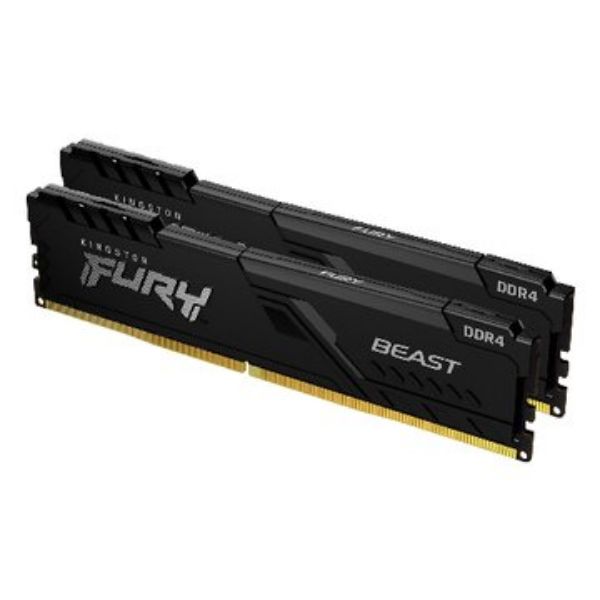 圖片 金士頓 Kingston FURY Beast DDR4-3200 CL16 32GB(16G×2) 黑