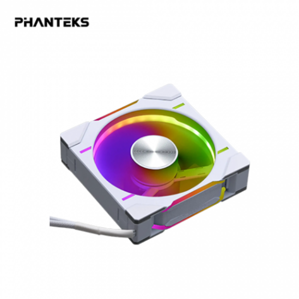 圖片 【追風者 Phanteks】D30-120 D-RGB 白色 單入 12cm ARGB機殼風扇