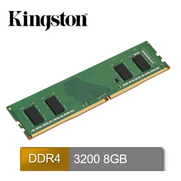 圖片 KINGSTON 金士頓桌機記憶體DDR4 3200 8G 8GB RAM KVR32N22S8/8