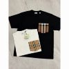 圖片 Burberry 經典 口袋格紋設計 黑白二色 短袖T恤上衣