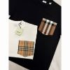 圖片 Burberry 經典 口袋格紋設計 黑白二色 短袖T恤上衣