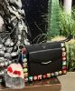 圖片 Fendi 8M0369 WOC 豆豆肩背包 黑 2Jours Pouch 幾何鉚釘包
