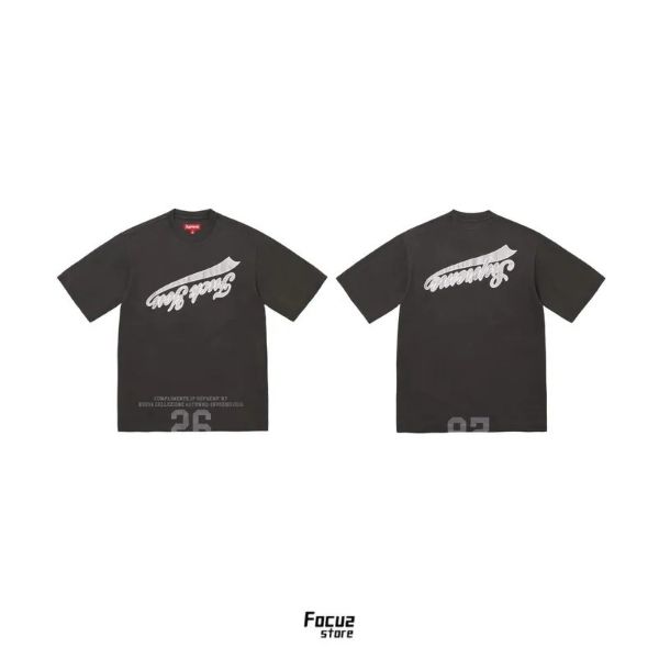 Focus Store Supreme FW26 Week4 Cracked Flipped S/S Top "Black" 黑色 短T